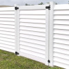 Catalyst Seaside Standard 5' Wide Louvered Gate - White