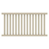 Catalyst Norwalk Closed Picket Vinyl Fence Panel - Sand