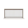400 Series York Level Railing Section - Vinyl with 3/4" Round Aluminum Balusters