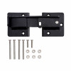 Heavy Duty Black One Sided Flip Latch, Pad-Lockable