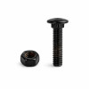 5/16" x 1-1/4" Black Carriage Bolt with Nut
