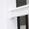 1000 Series White Level Railing Top Rail Bracket