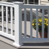 Superior Outdoor Products 1000 Series Railing with 45-Degree Wedge on Post - White