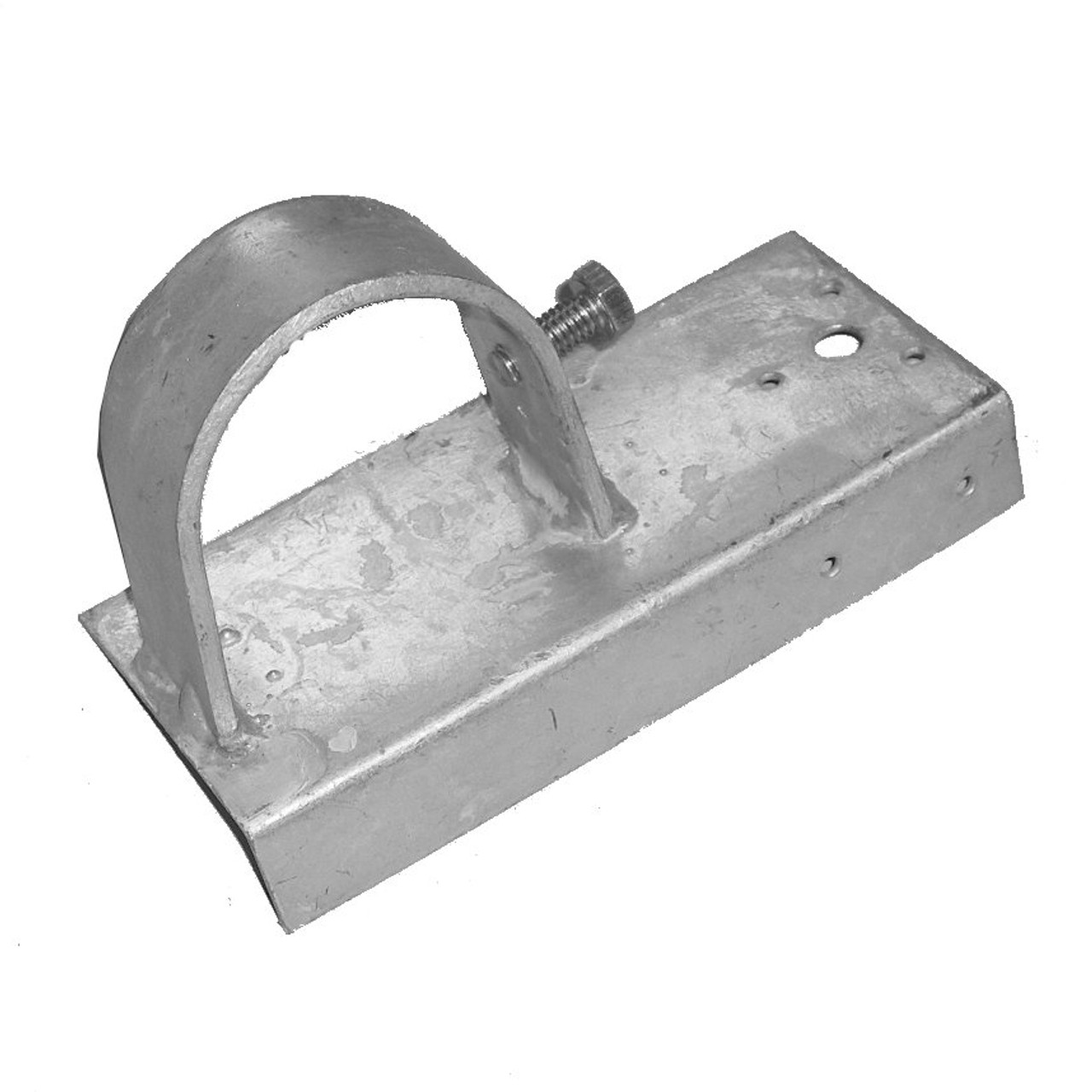 Wood to Metal End Post Adapter - Galvanized