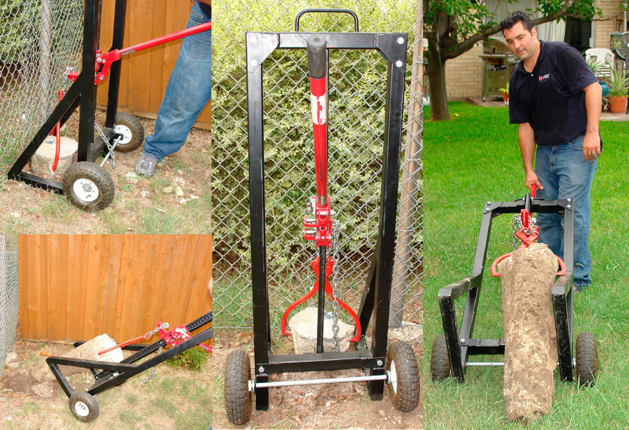 Pulling a Concrete Plug Out of the Ground with the OZ-Puller & Plug Clamp