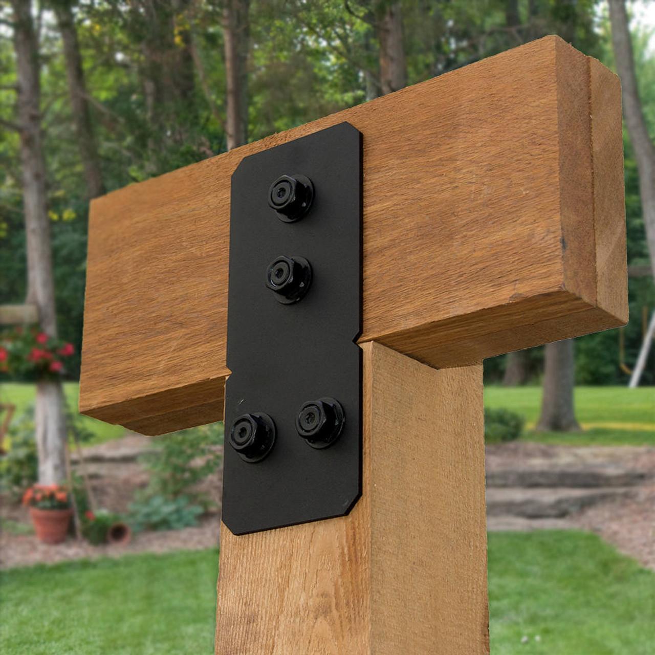 8" Post to Beam Flush Mount Connector from OZCO OWT Hardware