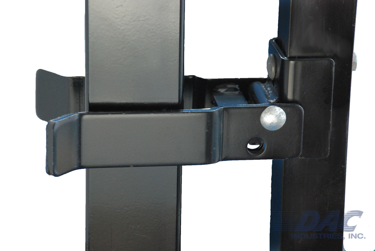 DAC Industries Walk Gate Strong Arm Latch for 2-1/2" Square Gate Frames