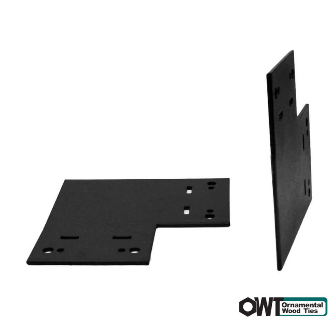 OWT Ironwood 6" Flush Outside 90 Plate Connector Truss Ties - 2-Pack