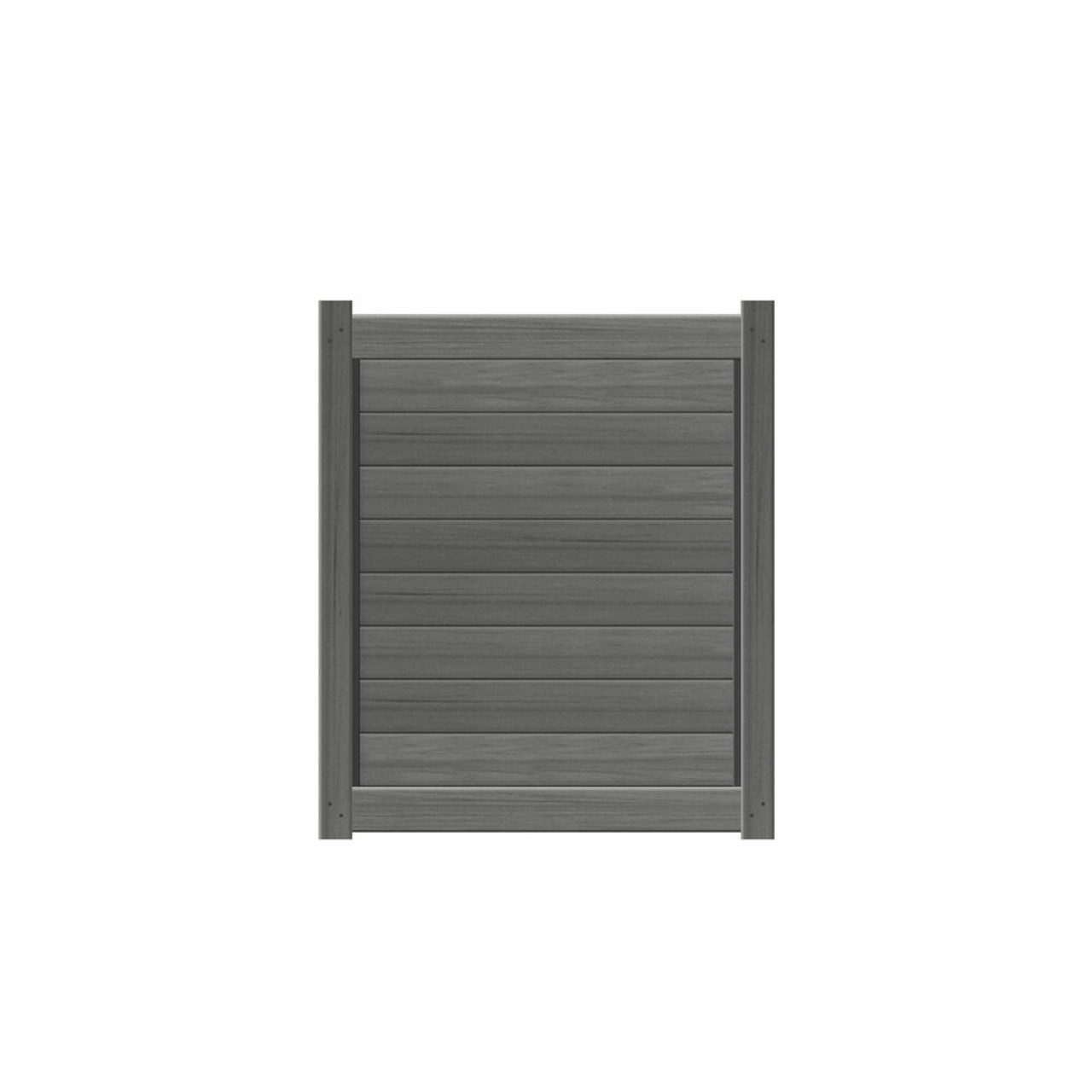 Catalyst Madison TimberGrain Solid Horizontal Privacy PreAssembled Gate - Arctic Blend