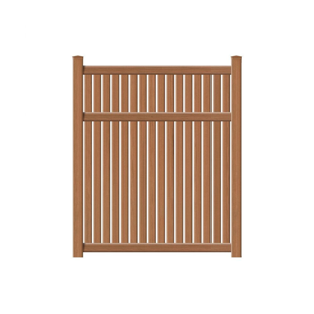 Catalyst Folly TimberGrain 3-Rail 50" PreAssembled Gate - Sierra Blend