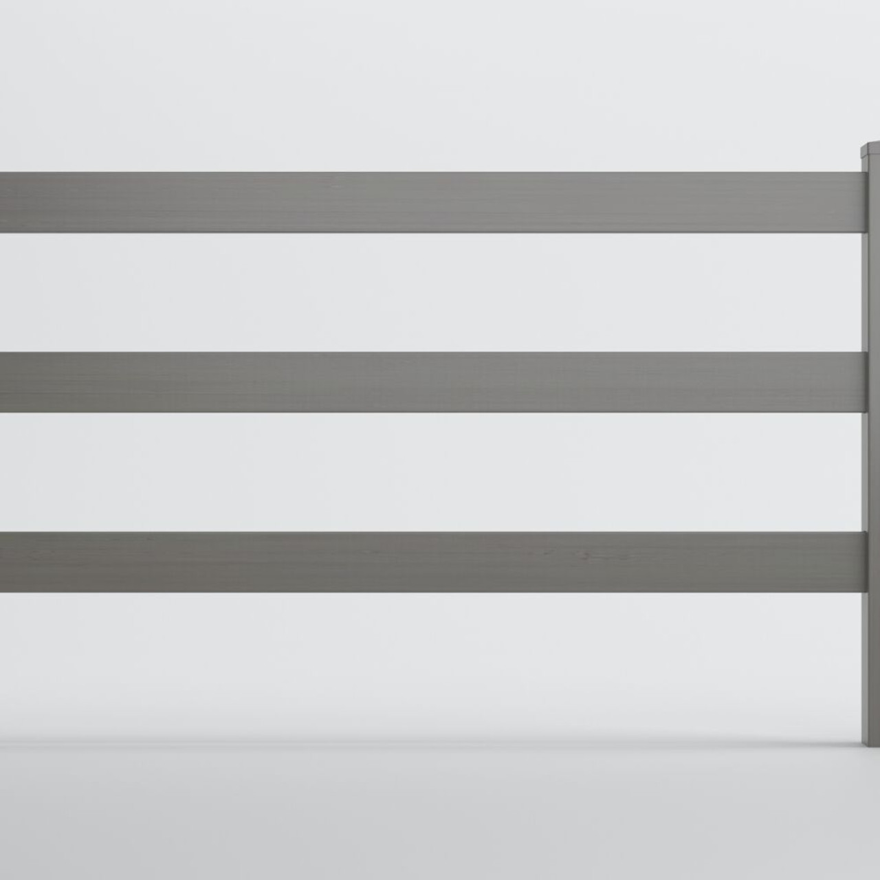 Catalyst Coronado TimberGrain Vinyl Ribbed Ranch Rails - Arctic Blend