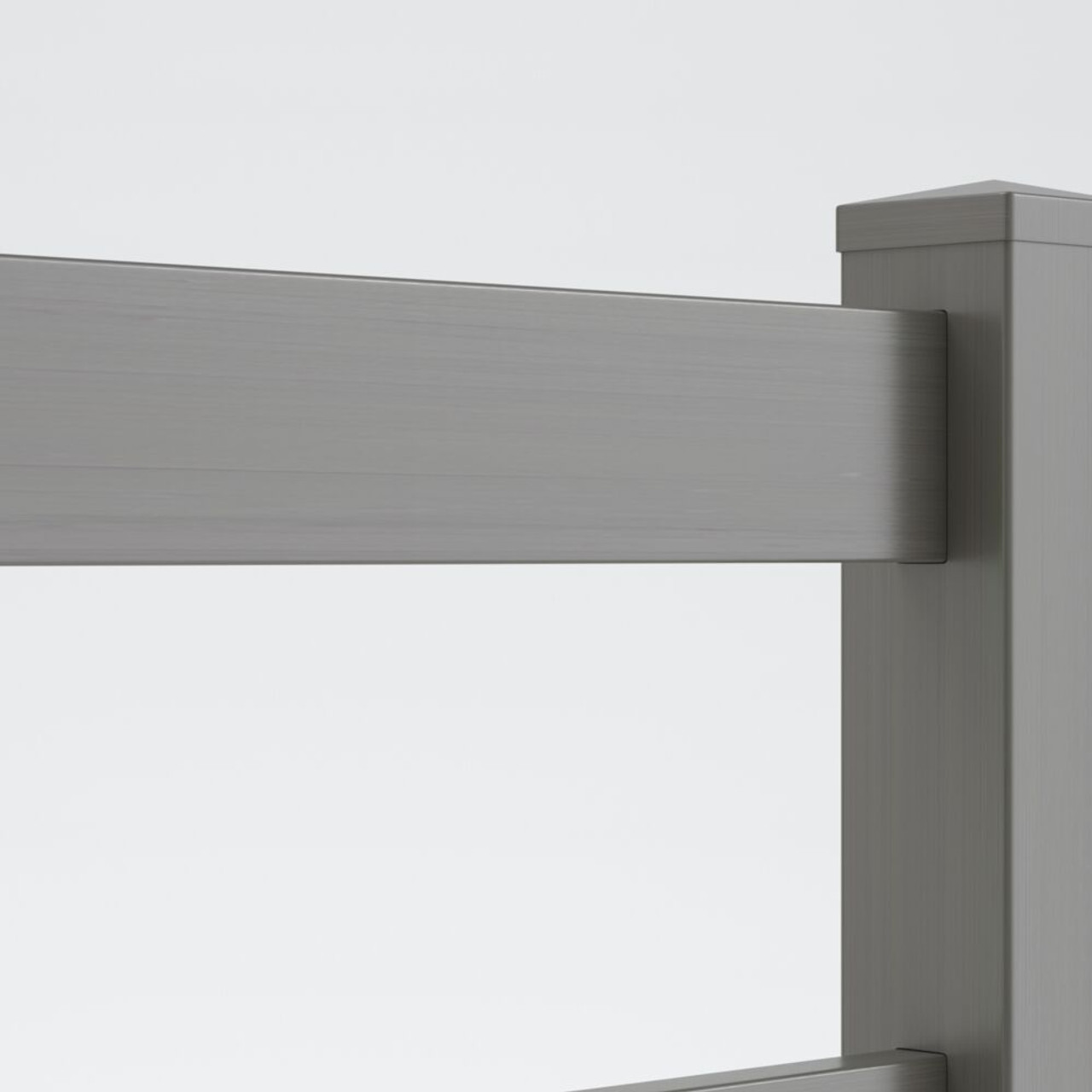 Catalyst Coronado TimberGrain Ranch Rail Vinyl Post - Arctic Blend