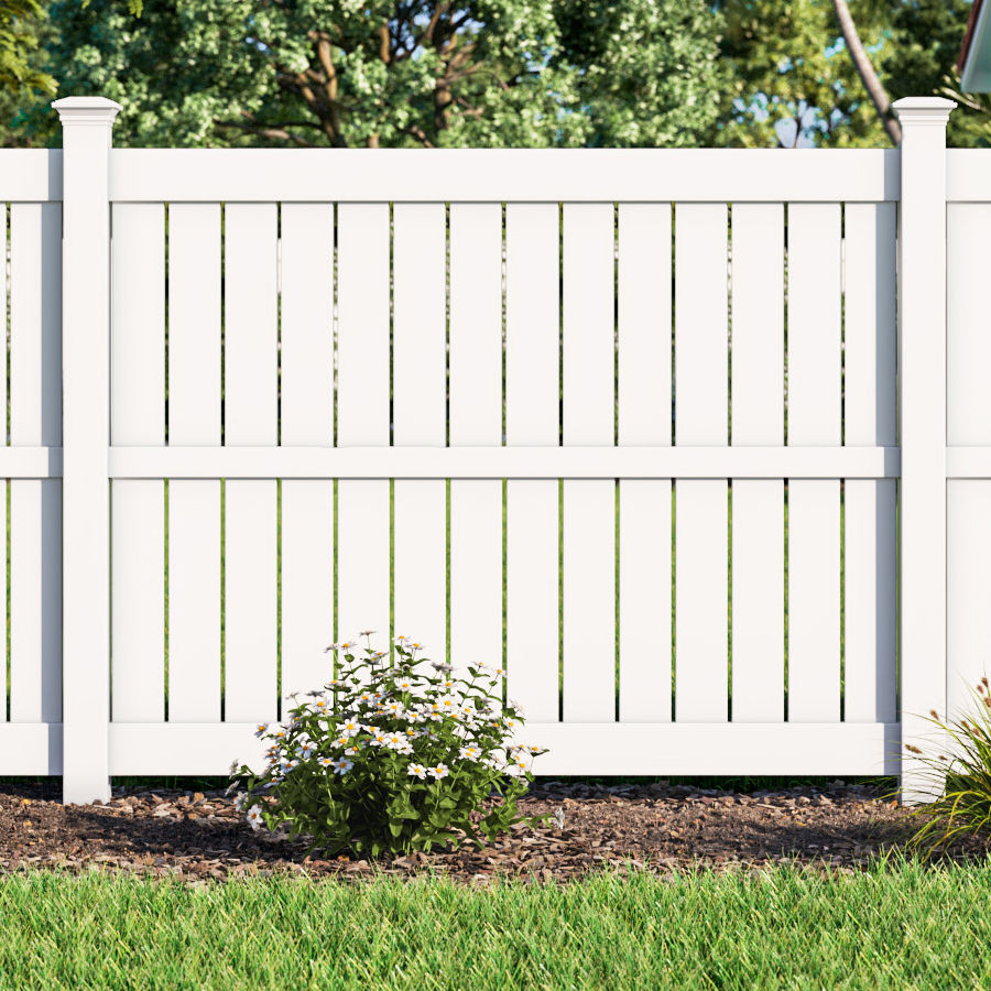 Catalyst Hudson Standard White Fence Panel - Lifestyle