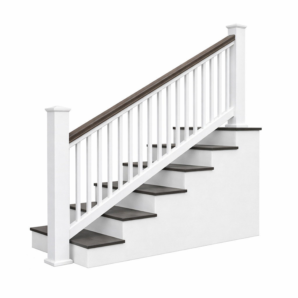 400 Series Model Stair Railing Section - AI Generated Representation