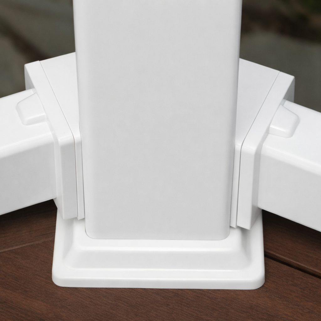 45-Degree Wedge on 400 Series Vinyl Railing