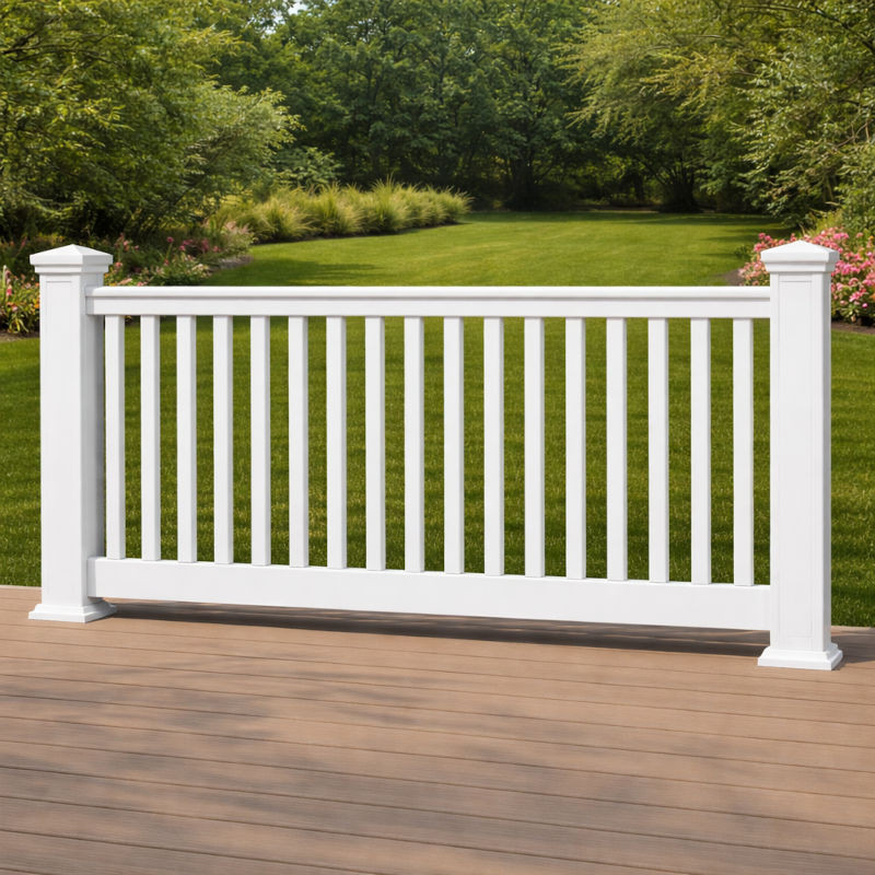 1000 Series Model Vinyl Railing Section - White