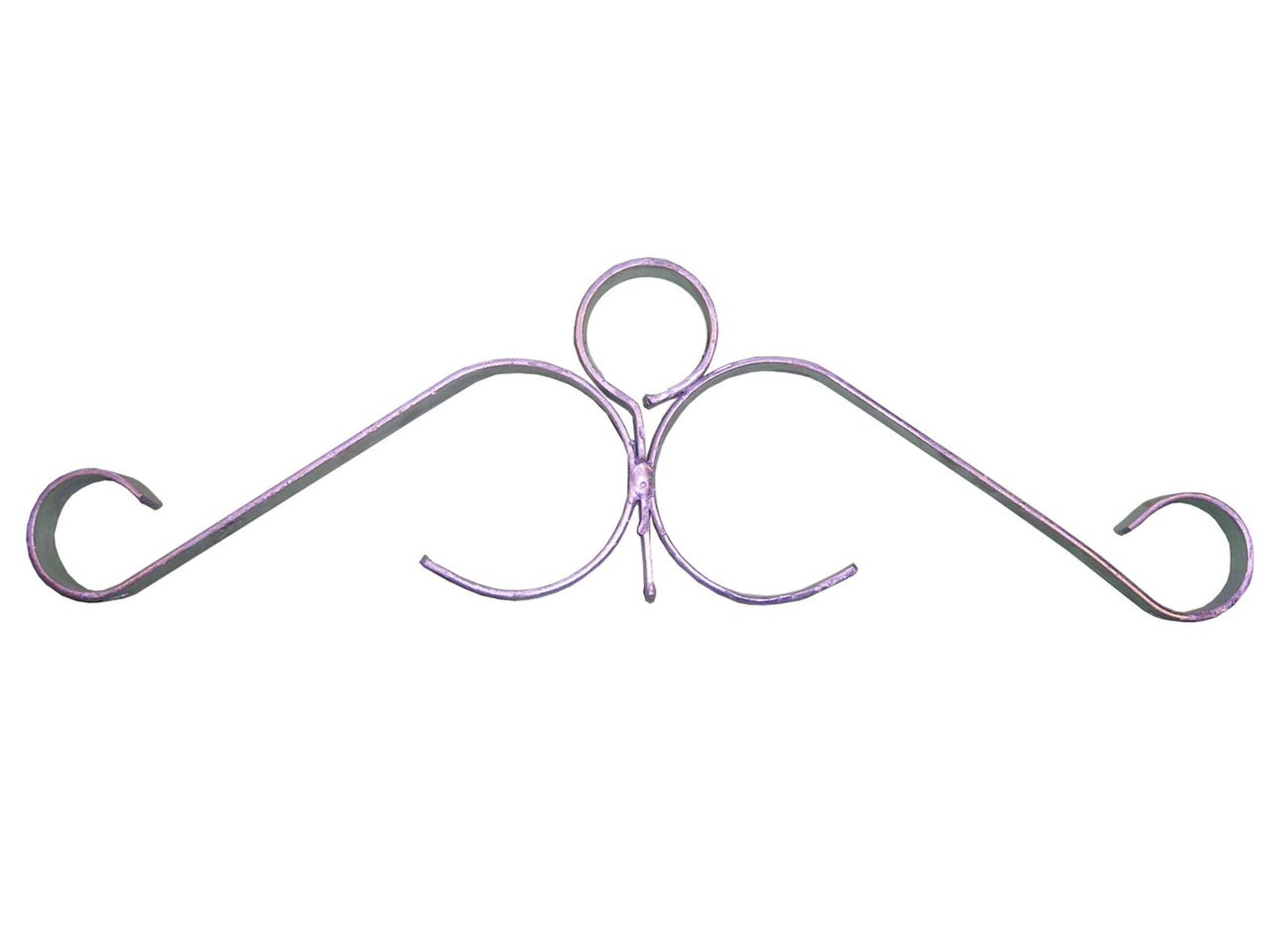 Decorative Chain Link Gate Scrolls, Galvanized Many Sizes