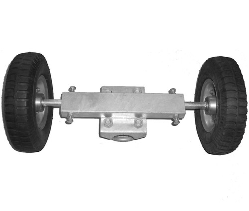 Rut Runner Chain Link Pneumatic Double Wheel Carrier