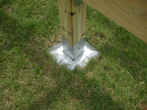 Oz-Deck Deck Plate Installation with 4" x 4" Post & T4-850 OZ-Post