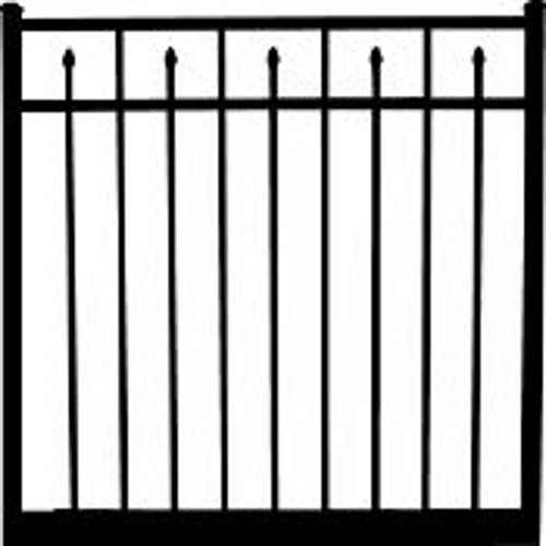 Regis 3233 Standard Aluminum Gate Drawing