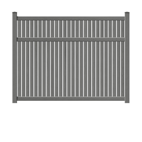 Catalyst Folly TimberGrain 3-Rail (5' & 6' Tall) Semi-Private Fence Panel - Arctic Blend