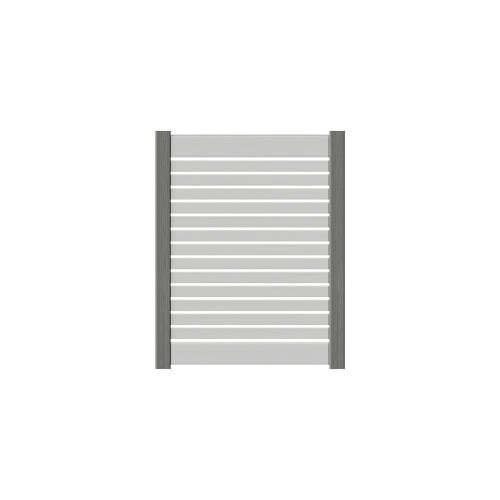 Catalyst Largo TimberGrain Semi-Private Gate Kit Illustration - Arctic Blend Catalyst Largo TimberGrain Semi-Private Gate Kit Illustration - Arctic Blend