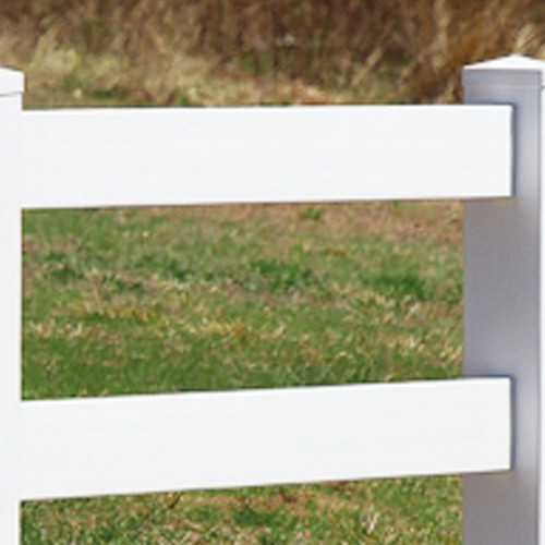 Catalyst 1-1/2" x 5-1/2" Vinyl Ranch Rails - White
