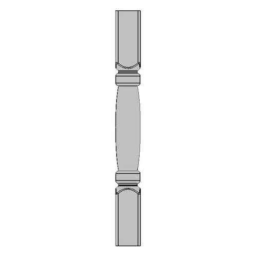Drawing of Superior Madison 4x4 Newel Post Style