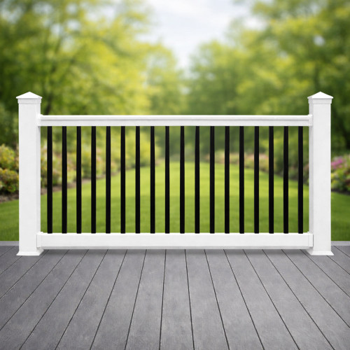 200 Series Whitmer Level Railing Section - AI Generated Lifestyle Image