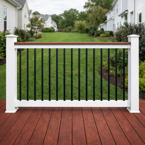 400 Series York Level Railing Section on Deck