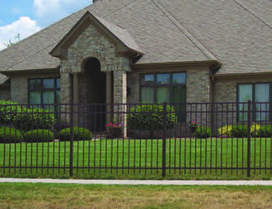 Regis 3230 Flat Top Ornamental Aluminum Fence Sections