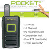 Pocket+ UHF Radio w/Kenwood Connector