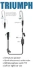 TRIUMPH 1-Wire PTT Earpiece with USBc Connector