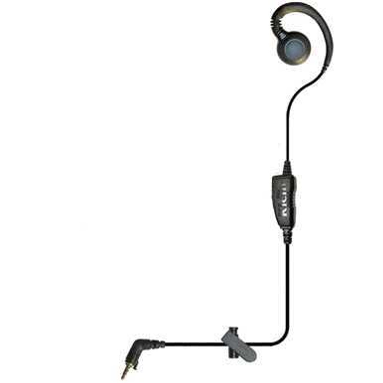 Curl 1-Wire PTT Earpiece with Camlock Connector for Kyocera
