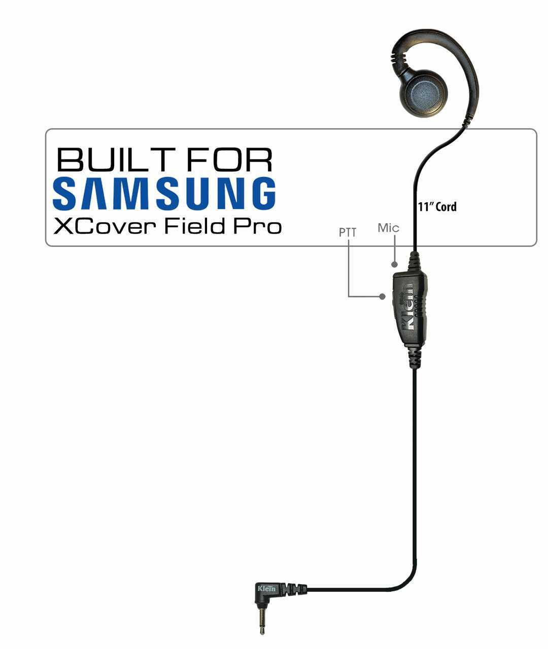 CURL 1-Wire PTT Earpiece for XCover Field Pro
