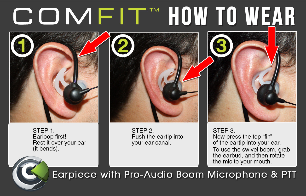 Comfit® Noise Canceling Boom Microphone