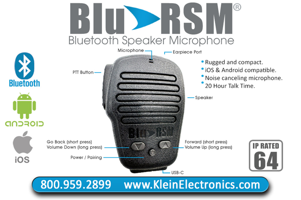 Blu-RSM ® Bluetooth Speaker Microphone