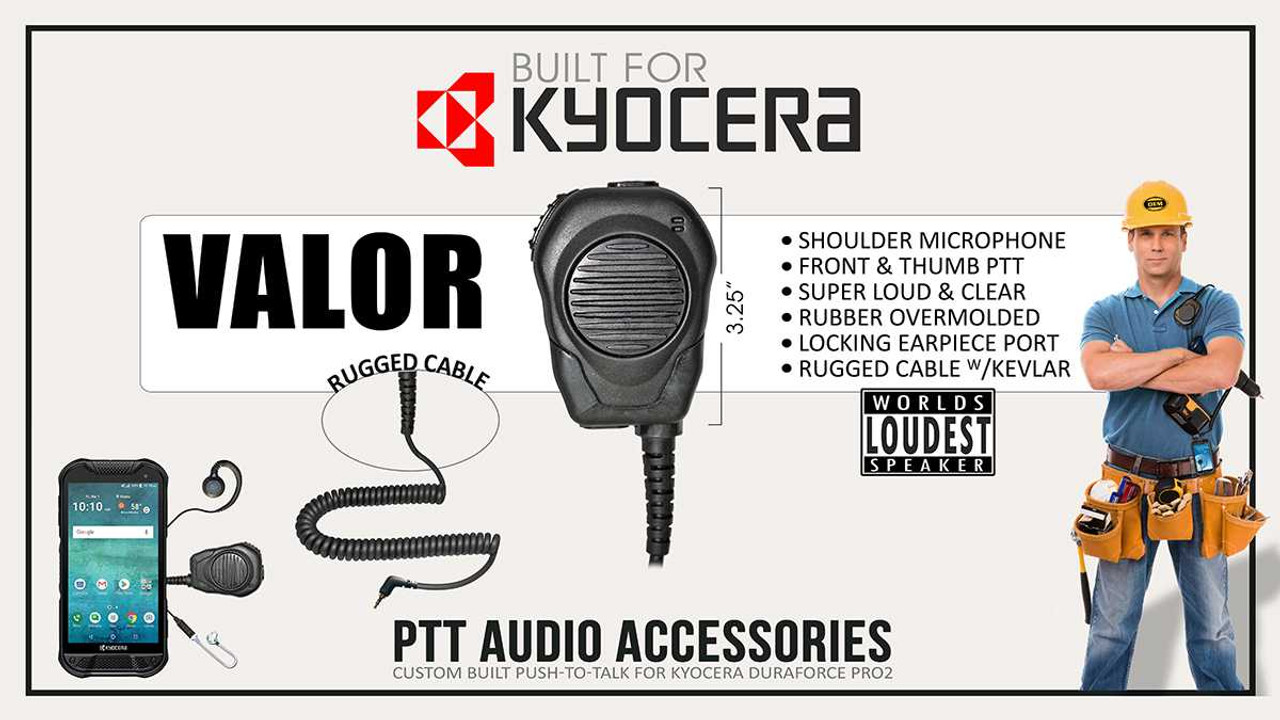 VALOR Speaker / Mic for Kyocera [[product_type]] kleinelectronics.com 134.95