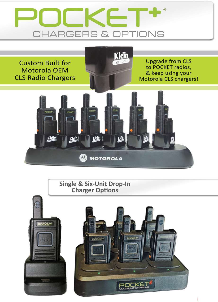 Pocket+ UHF Radio with Motorola Connector
