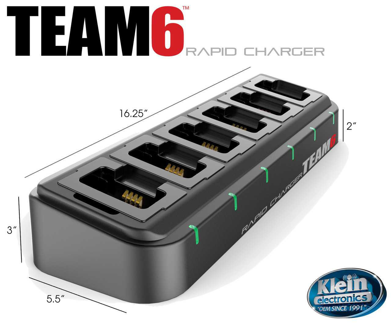 TEAM6 Multi-Charger For Sonim XP10 or XP5plus5