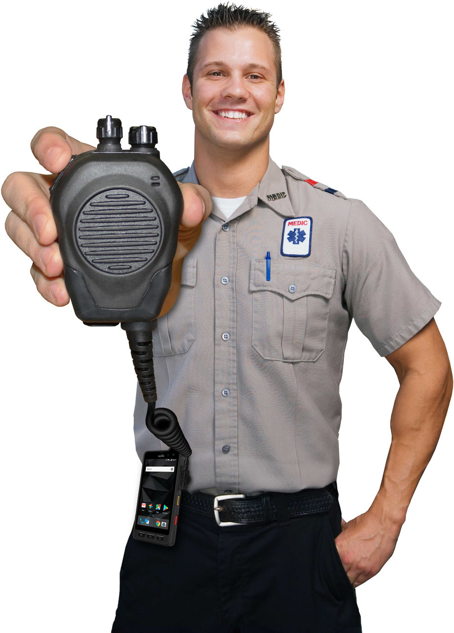 Valor® Shoulder Mic w/Channel & Volume Knobs For Sonim