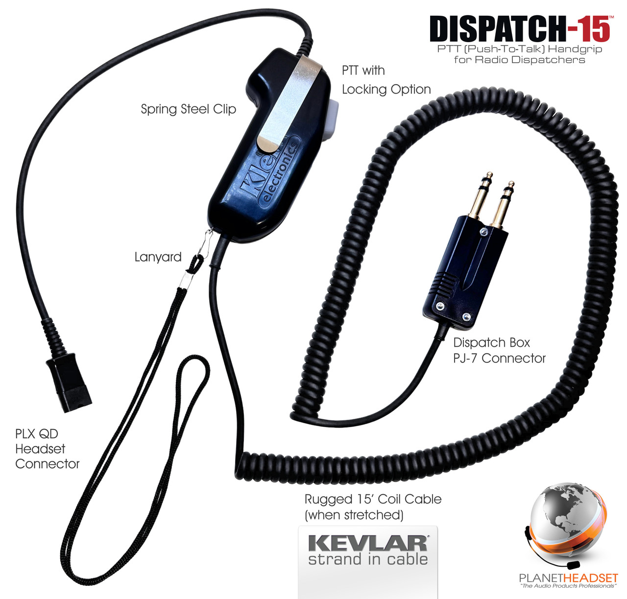DISPATCH PTT - replaces Plantronics SHS1890