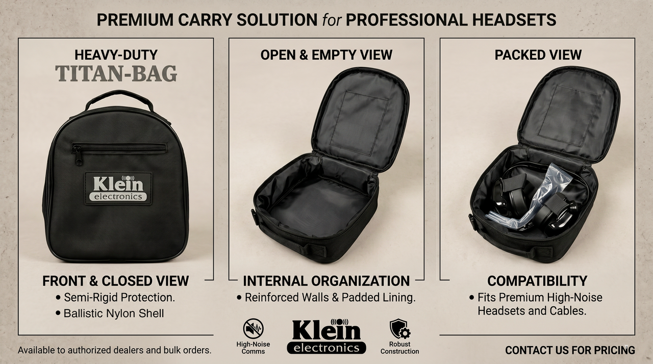 High-Noise Headset Carry Bag