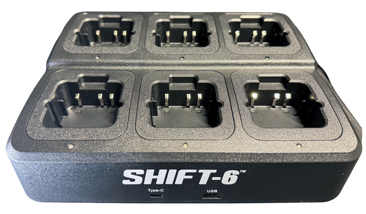 6-Unit Charger for SHIFT radios
