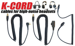K-CORD Pro Headset Cables for 2-Way Radios K-CORD Pro Headset Cables for 2-Way Radios