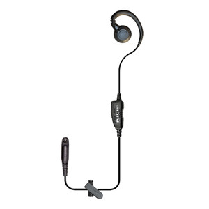 CURL 1-Wire PTT Earpiece with M5 Connector For Siyata CURL 1-Wire PTT Earpiece with M5 Connector For Siyata