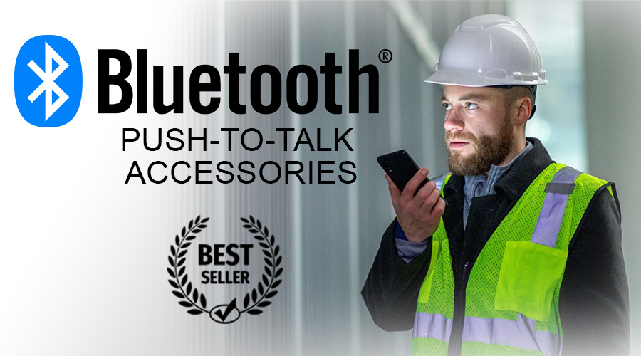 Bluetooth PTT Accessories for Android and Apple iOS P.O.C. Applications