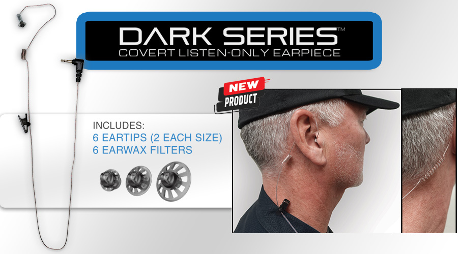 Introducing Klein Electronics' DARK Series Listen-Only Earpiece 