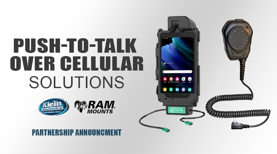 RAM® Mounts and Klein Electronics Announce Partnership for Push-To-Talk Over Cellular Solutions