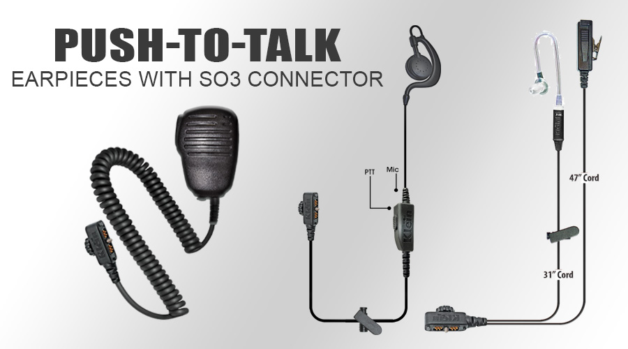 Klein Electronics launches Push-to-Talk over Cellular (PoC) Earpieces with SO3 Connector